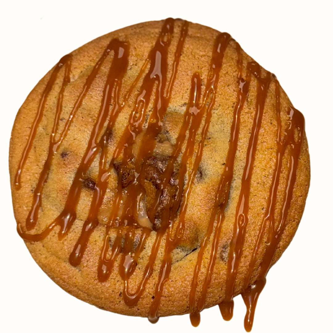 Salted Caramel Pretzel Cookies